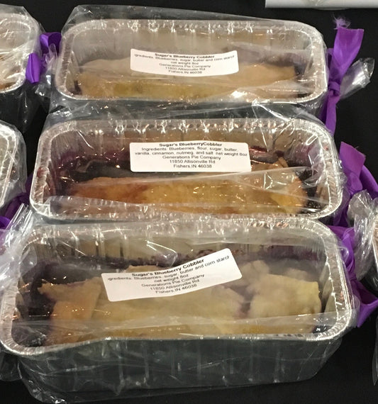 Sugar's Blueberry Cobbler